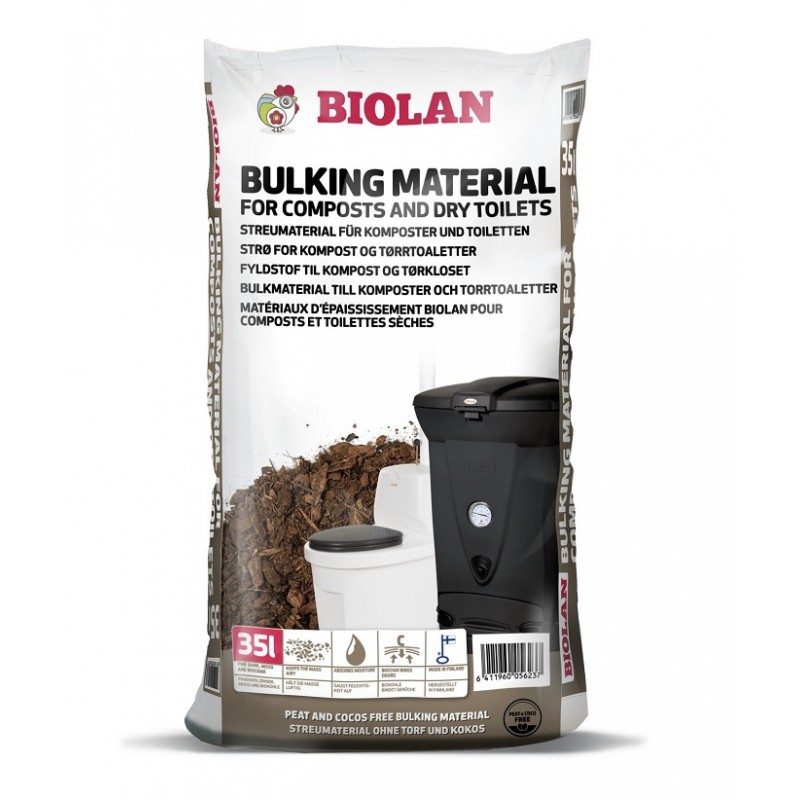 sac de litière Biolan pour toilettes sèches et composteurs 35 litres sac de litière Biolan pour toilettes sèches et composteurs 35 litres