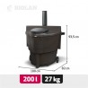 Populett Biolan 200 litres