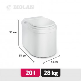 ICELET 20 BIOLAN toilette sèche à congélation nouveau modèle disponible