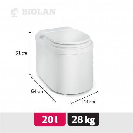 ICELET 20 BIOLAN toilette sèche à congélation nouveau modèle disponible