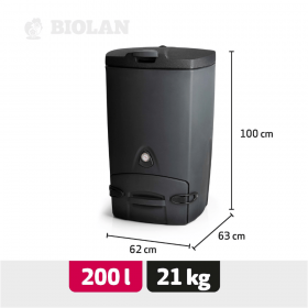 Composteur Biowaste Biolan avec thermomètre